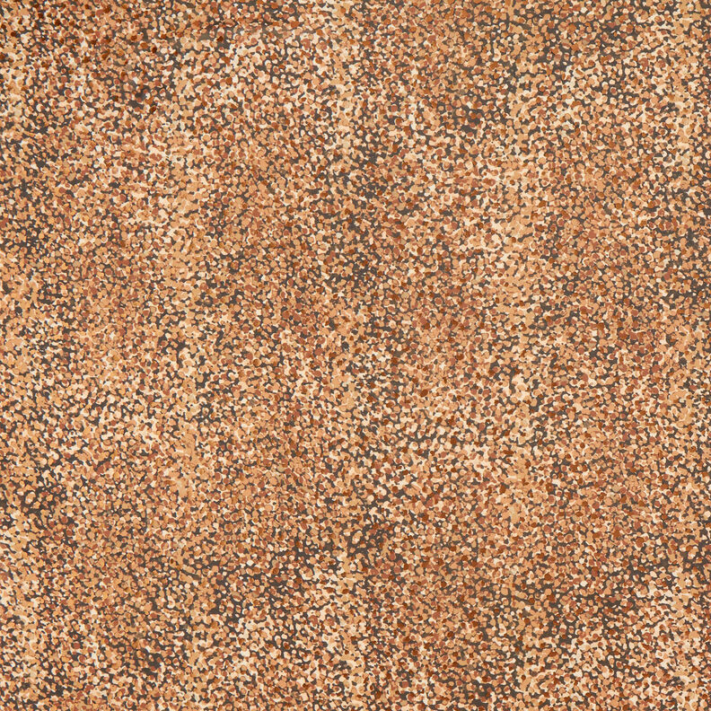 Crêpe chiffon spots and gold dots – brown/metallic gold,  image number 1