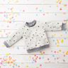 Doubleface colourful hearts – ivory,  thumbnail number 6
