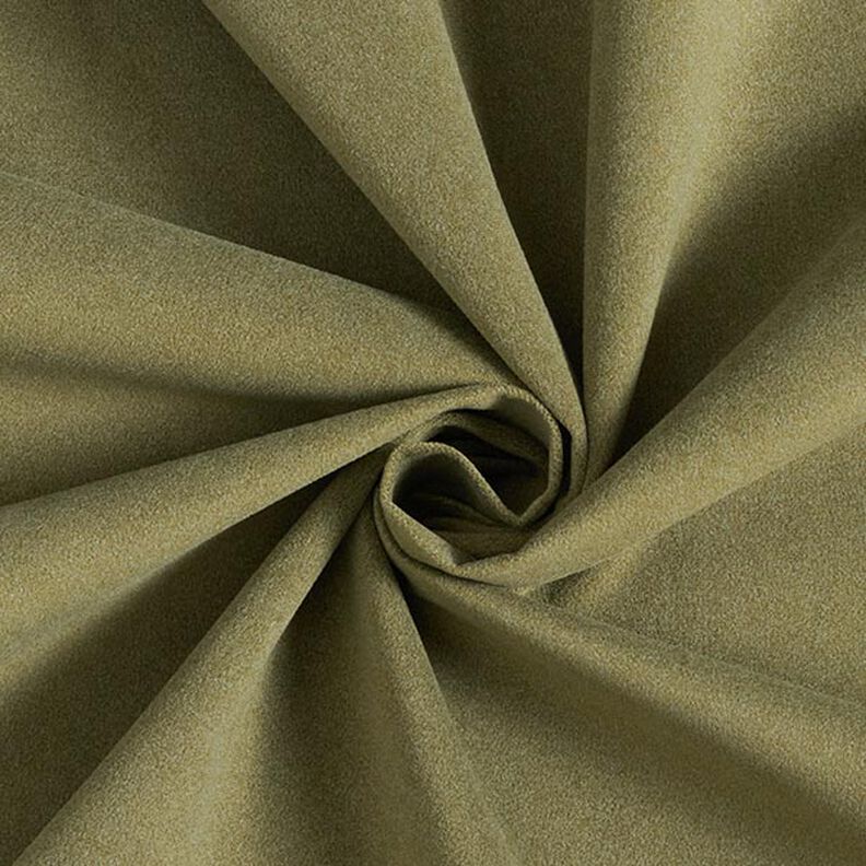 Matte Velvet Upholstery Fabric – olive,  image number 1