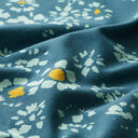GOTS Cotton Jersey Chamomile | Tula – petrol/pastel green, 