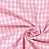 Cotton Vichy check 0,5 cm – pink/white,  thumbnail number 2