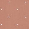 Cotton Poplin tender hearts – copper,  thumbnail number 1