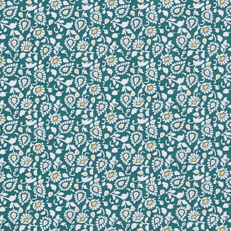 Cotton Cretonne Small Paisley – green,  image number 1