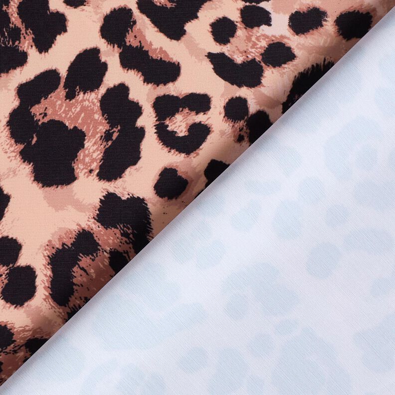 Swimsuit Fabric Leopard Print – copper/black,  image number 4
