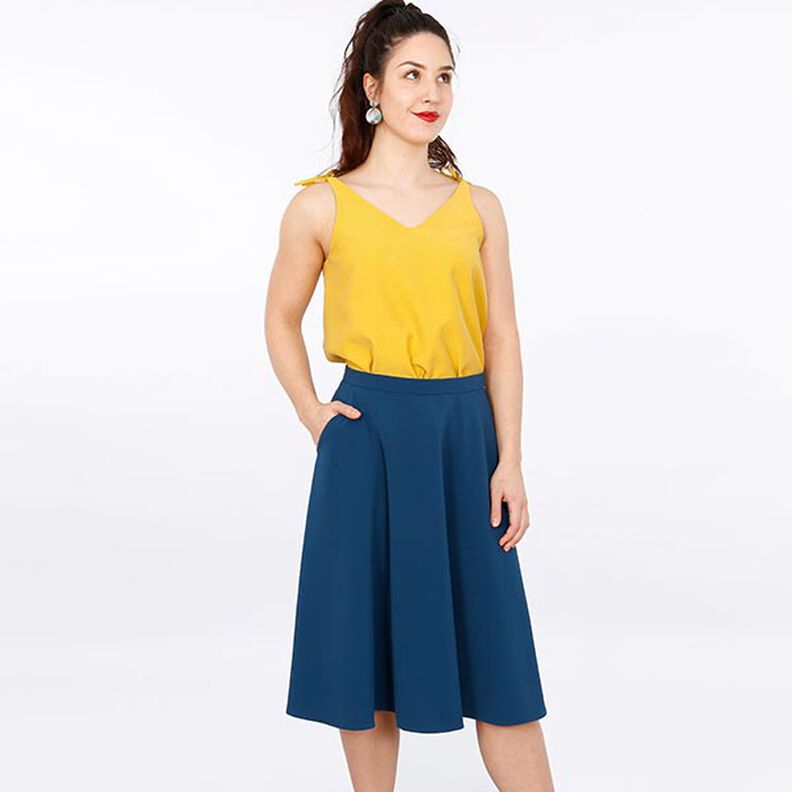 FRAU BELLA - half circle skirt with pockets, Studio Schnittreif  | XS -  XXL,  image number 2