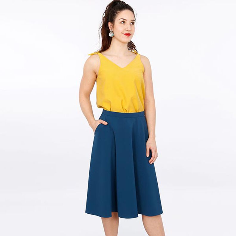 FRAU BELLA - half circle skirt with pockets, Studio Schnittreif | XS - XXL,  image number 2