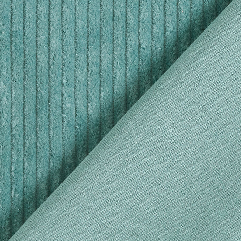 Chunky Corduroy pre-washed Plain – light petrol,  image number 3