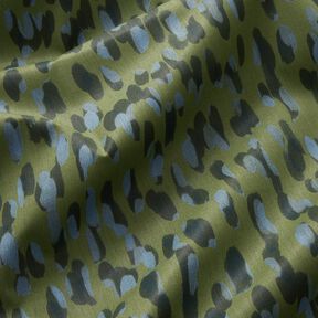 Outdoor Fabric Canvas large dots – pine/blue, 