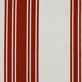 Decor Fabric Panama Block Stripes – offwhite/misty grey, 