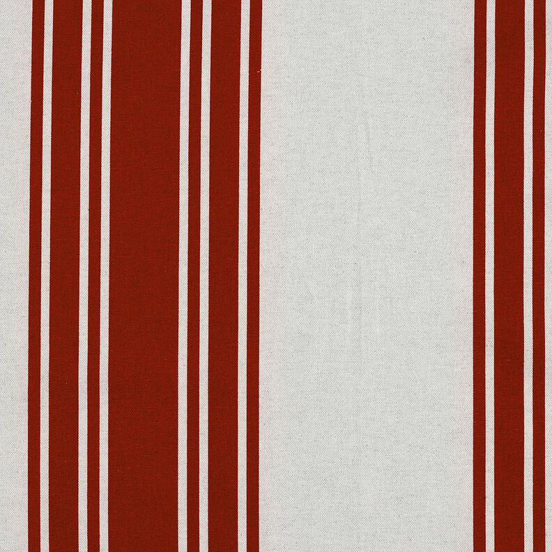 Decor Fabric Panama Block Stripes – offwhite/misty grey, image number 1