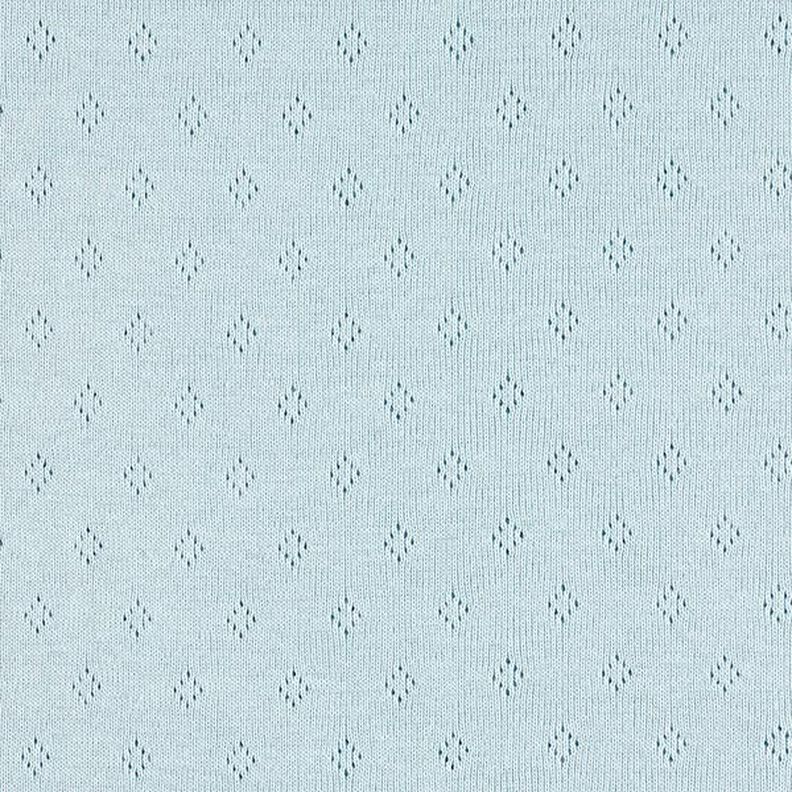 Fine Jersey Knit with Openwork – light blue,  image number 1