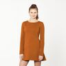 Light Cotton Sweatshirt Fabric Plain – caramel,  thumbnail number 6