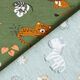 GOTS Cotton Jersey Cute Jungle Animals – pine,  thumbnail number 5