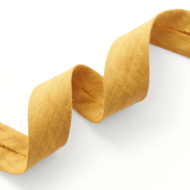 Bias binding Muslin [20 mm] – curry yellow,  image number 3
