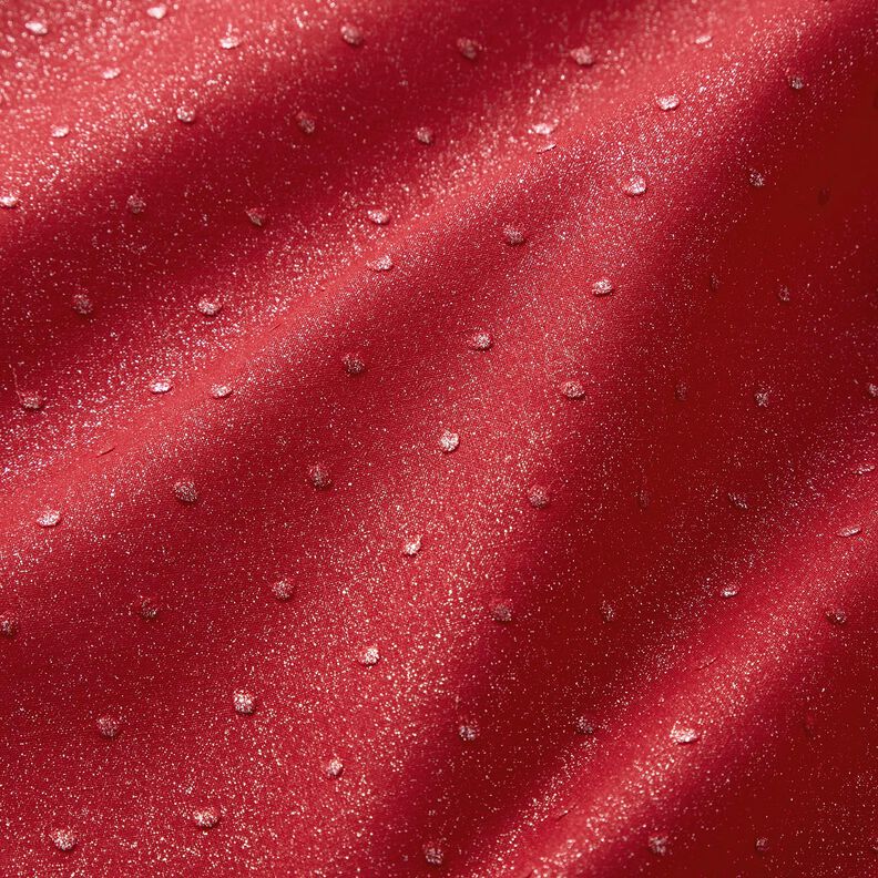Shimmer dobby cotton batiste – red,  image number 2