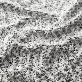 Knitted fabric effect yarn – black/white, 
