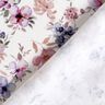 GOTS Cotton Jersey Watercolour flowers Digital Print – offwhite/pastel violet,  thumbnail number 4