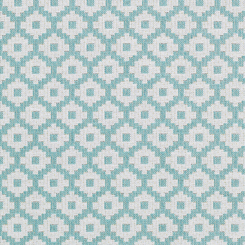 Outdoor fabric jacquard rhombus – mint,  image number 1