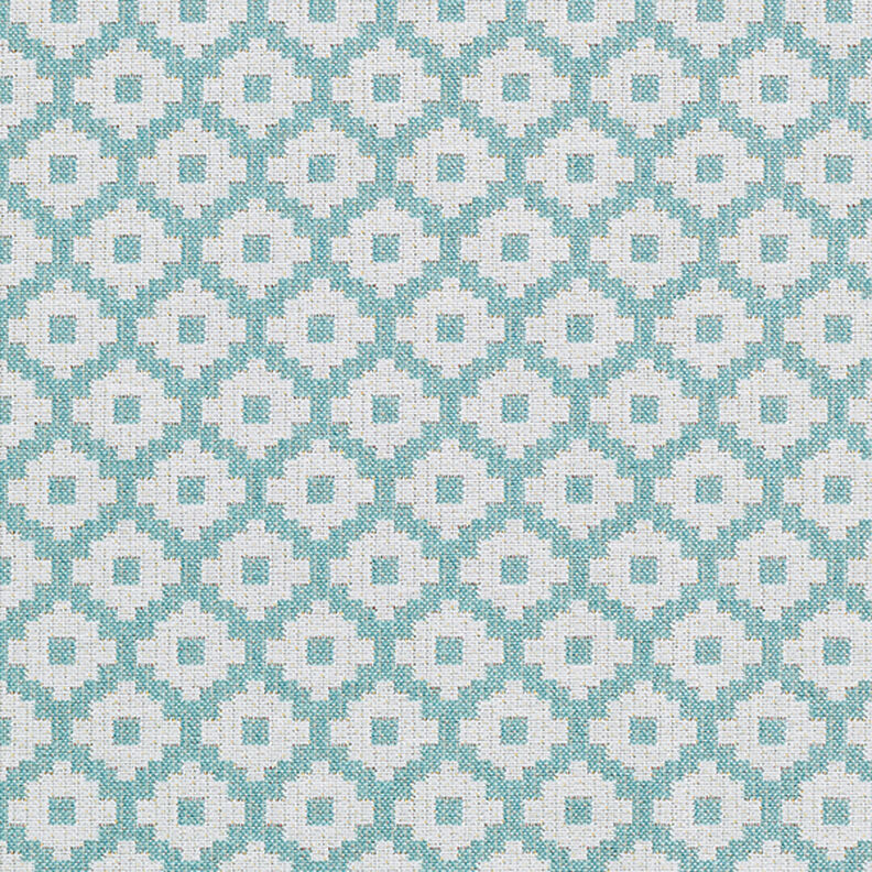 Outdoor fabric jacquard rhombus – mint,  image number 1
