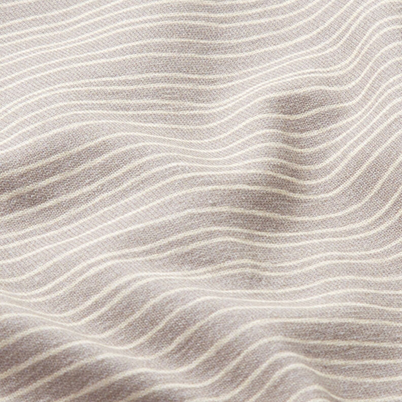 Narrow Stripes Cotton Jersey – light grey,  image number 2