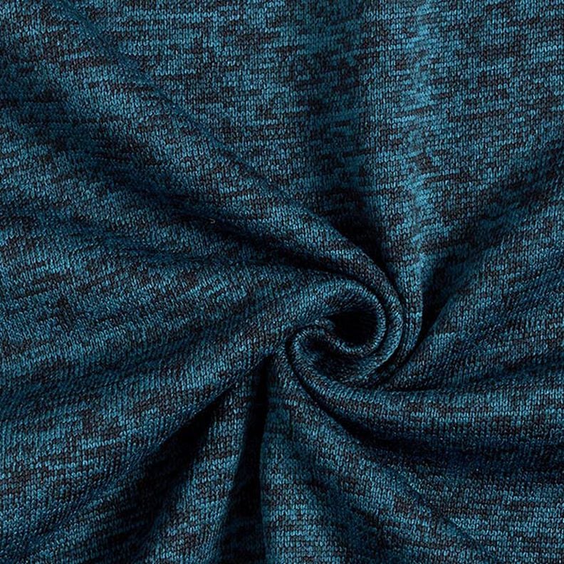 Knit Fleece – petrol/black,  image number 1