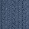 Cabled Cloque Jacquard Jersey – denim blue,  thumbnail number 1