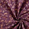 Cotton Cretonne delicate flowers – grape,  thumbnail number 3