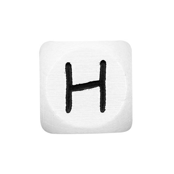 Wooden Letters H – white | Rico Design,  image number 1