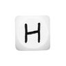 Wooden Letters H – white | Rico Design,  thumbnail number 1