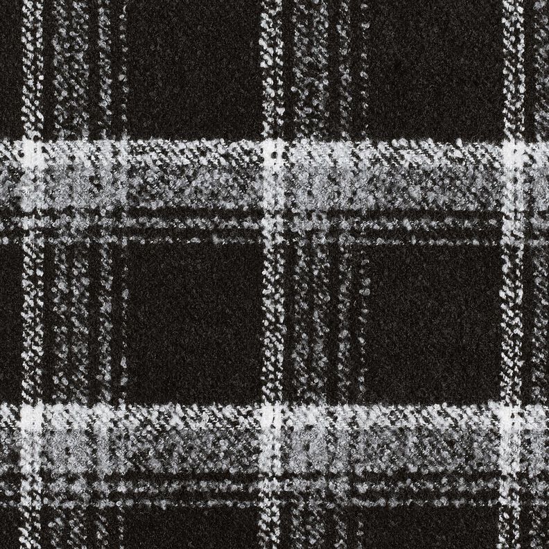 Coat Fabric Boulcé check – black/white,  image number 2