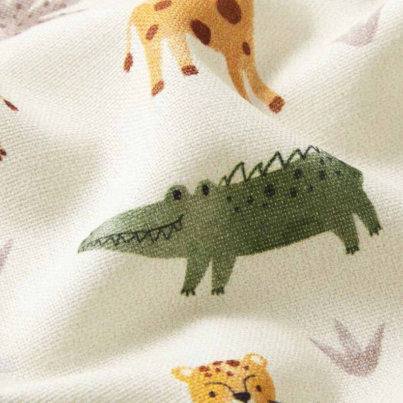 Decor Fabric Half Panama safari – offwhite,  image number 2