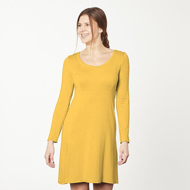 GOTS Cotton Jersey | Tula – yellow,  image number 5