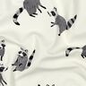 Cotton Jersey Racoons Digital Print | Poppy Fabrics – offwhite,  thumbnail number 2