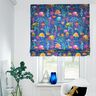 Decor Fabric Half Panama colorful underwater world – navy blue/turquoise,  thumbnail number 6
