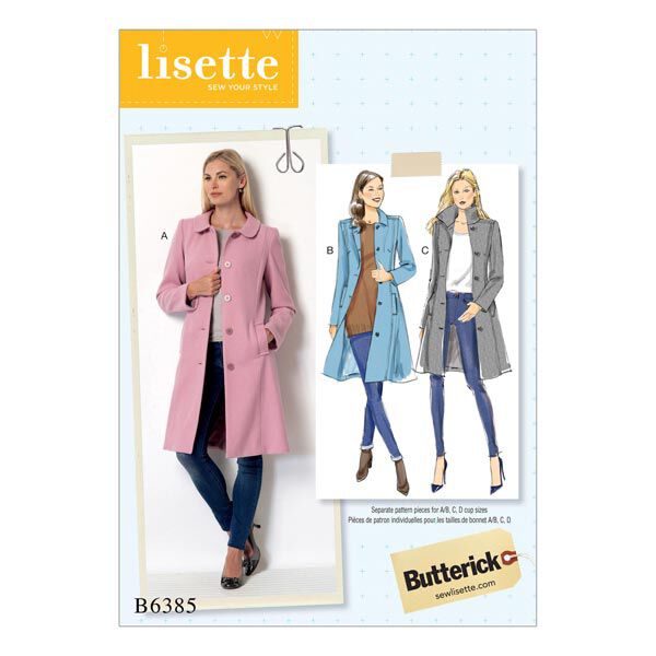Coats, Butterick 6385 | 14 - 22,  image number 1
