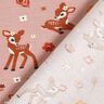 Cotton Jersey Deer in the meadow  – light dusky pink,  thumbnail number 4