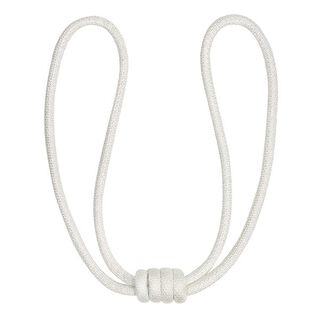 Roll Knot Tiebacks [65cm] – white | Gerster, 