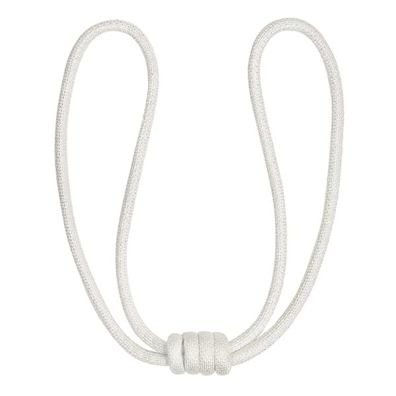 Roll Knot Tiebacks [65cm] – white | Gerster,  image number 1