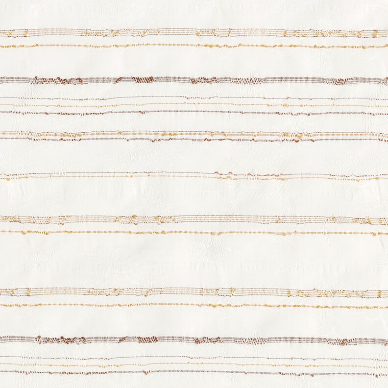 Irregular stripes blouse fabric – white, image number 1