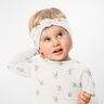 GOTS Cotton Jersey Rabbit with flower Digital Print – ivory,  thumbnail number 6