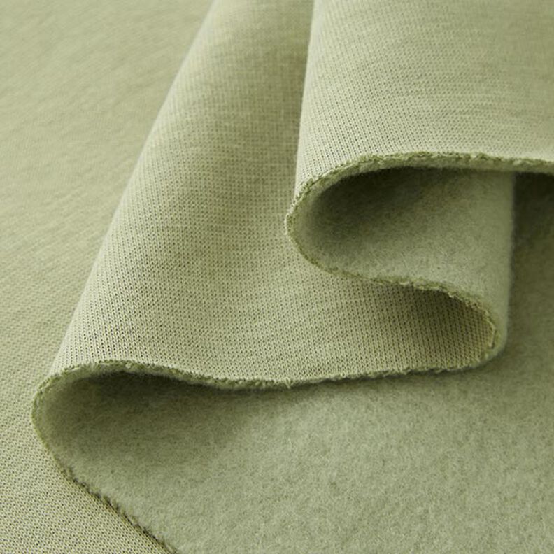 Brushed Sweatshirt Fabric – pistachio | Remnant 120cm,  image number 4