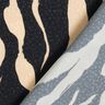 viscose fabric abstract zebra pattern – black/light beige,  thumbnail number 4