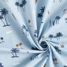 Cotton Jersey Hawaii Feeling – silver blue,  thumbnail number 3