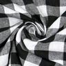 Cotton Vichy check 1,7 cm – black/white,  thumbnail number 2