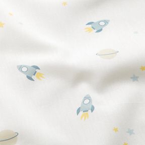 Cotton Poplin Cosmos – offwhite, 
