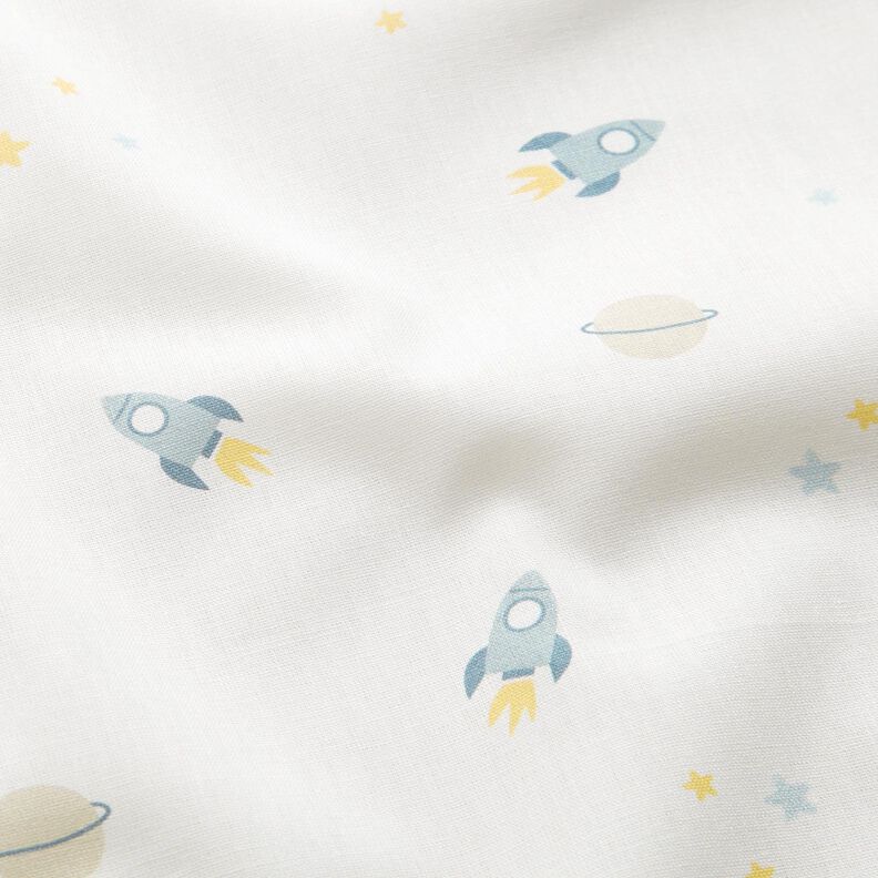 Cotton Poplin Cosmos – offwhite,  image number 2