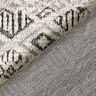 Knitted bouclé ikat pattern – grey/white,  thumbnail number 4