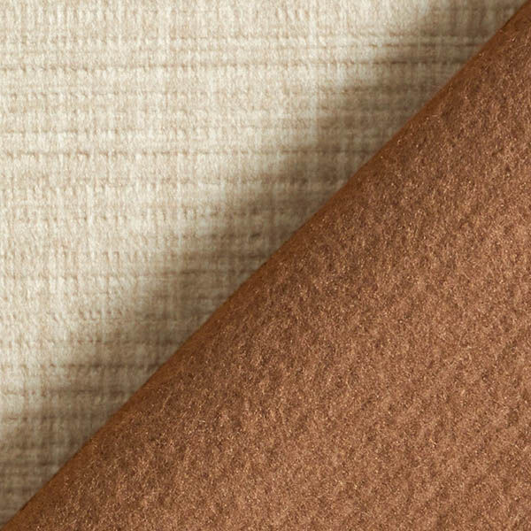 Upholstery Fabric Velvety Woven Look – light beige,  image number 3