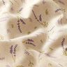 Decor Fabric Half Panama Lavender – natural/lavender,  thumbnail number 2