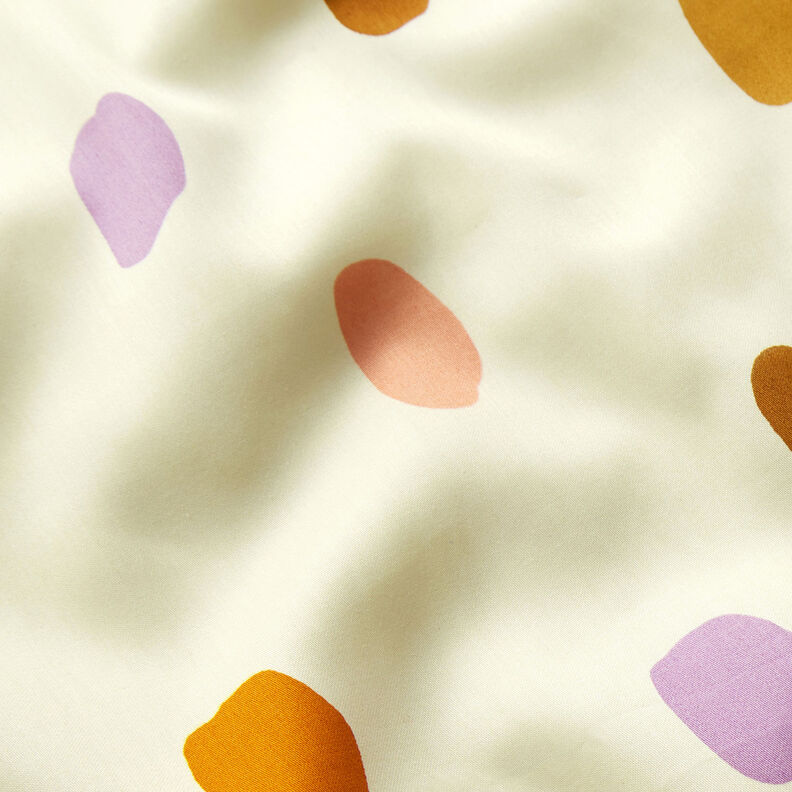 Polka dot cotton satin | Nerida Hansen – offwhite,  image number 2